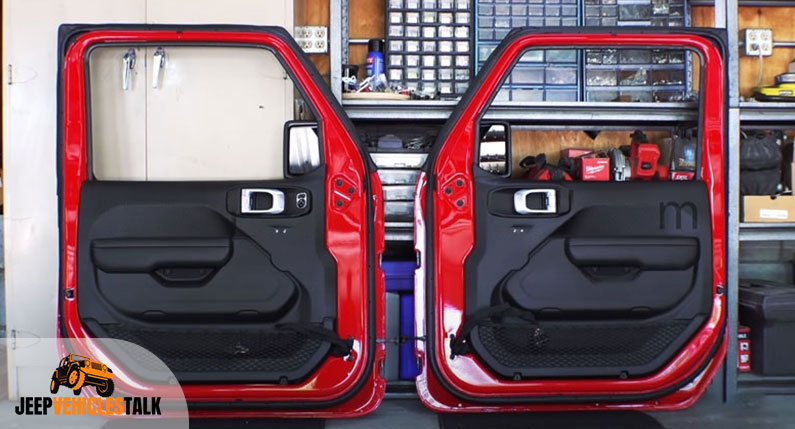 how to store jeep doors
